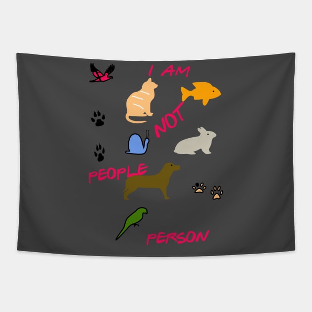 not people person Tapestry by Yaman