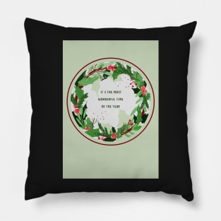 Best wishes Merry Christmas Pillow