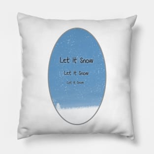 Let it snow! Pillow