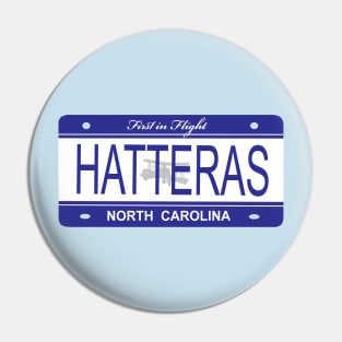 Hatteras License Plate Pin