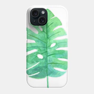 Monstera Lush Green Leaf Phone Case