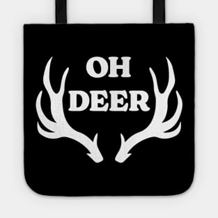 Oh Deer "Christmas" Funny Tote