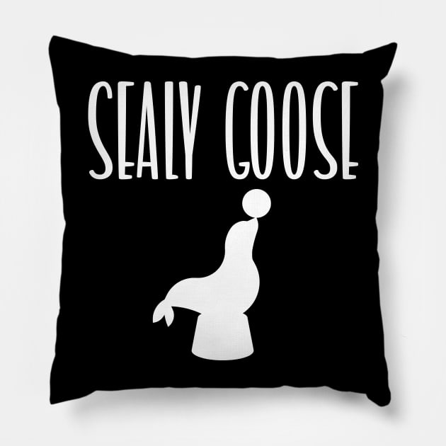 Sealy Goose | Seal Pun Pillow by Shirts That Bangs