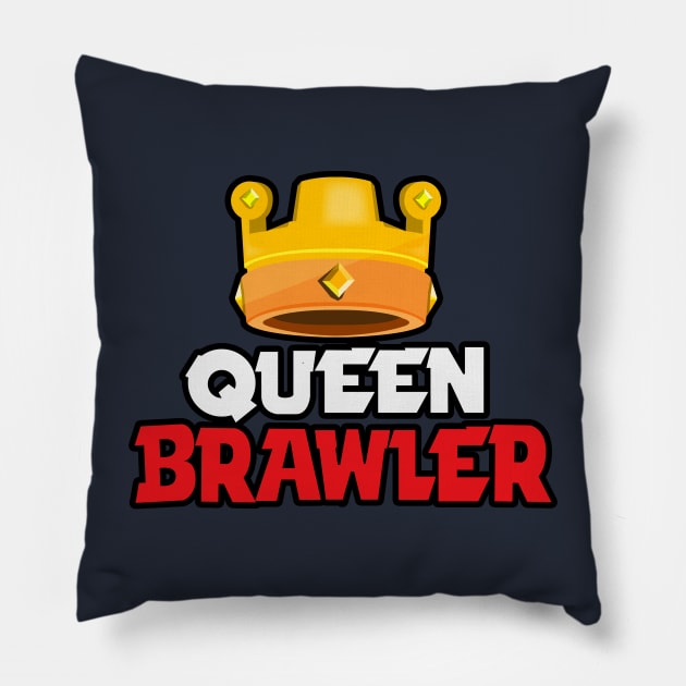 Queen Brawler Pillow by Marshallpro