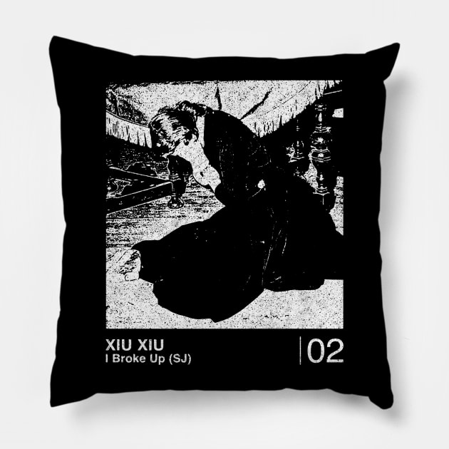 Xiu Xiu / Minimalist Graphic Artwork Fan Design Pillow by saudade