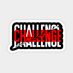 Challenge Typography Design Magnet