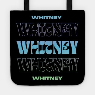 Whitney // Typography Fan Art Design Tote