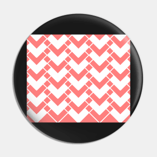 Abstract geometric pattern - pink and white. Pin