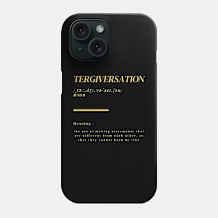 Word Tergiversation Phone Case