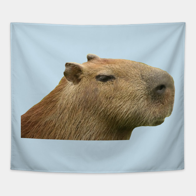 Capybara Profile Capybara Tapisserie Teepublic Fr Capybara Profile Capybara Tapisserie Teepublic Fr