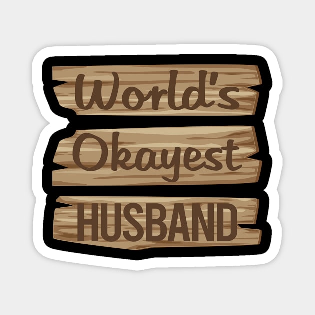 Wooden Sign HUSBAND Magnet by lainetexterbxe49