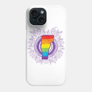 Vermont Mandala Pride Phone Case