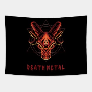 Death Metal Goat Tapestry