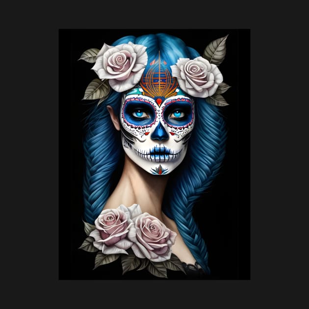 Sugar Skull Art - Stunning Woman by ImaginativeInkPOD
