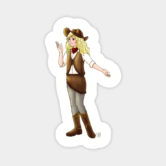 Gold Rush Tammy Magnet by reynoldjay