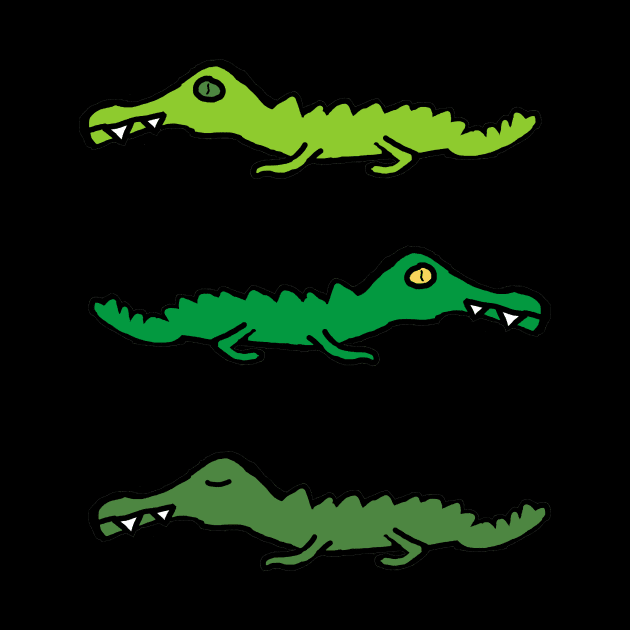 Crocodiles and Alligators by Mark Ewbie