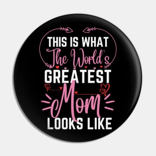 Best Mom Best Mother-This is what the world's greatest mom looks like-woman Pin