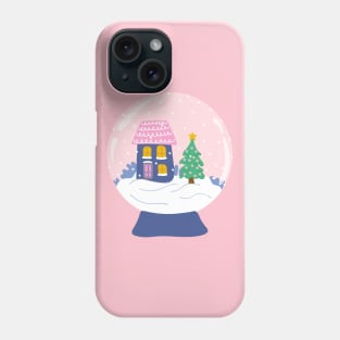 Glass snow globe Phone Case