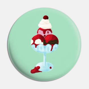 Ice Cream Sundae Pin