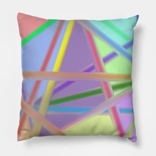 Through a Looking Glass (Abstract Art) Pillow