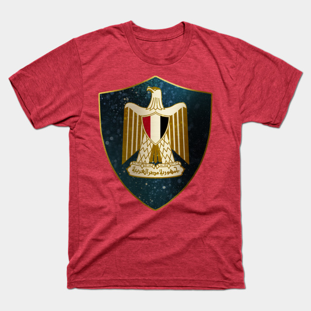 Discover Egypt Coat of Arms and Starry Nights Shield - Egpyt - T-Shirt