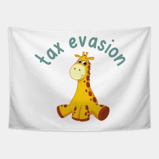 tax evasion giraffe Tapestry