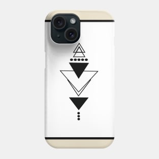 geometric tattoo Phone Case