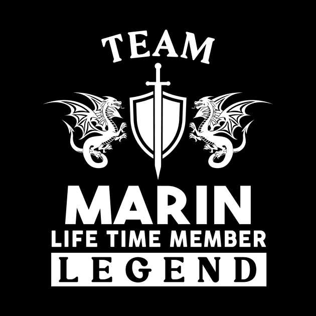 Marin Name T Shirt - Marin Life Time Member Legend Gift Item Tee by unendurableslemp118