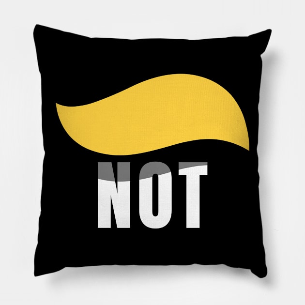 No President Sign Anti President Nope No Nay Pillow by sheepmerch