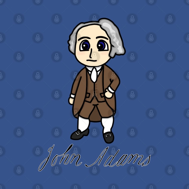 Chibi John Adams with Signature by Aeriskate