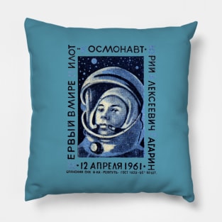 1961 First Man in Space, Yuri Gagarin Pillow