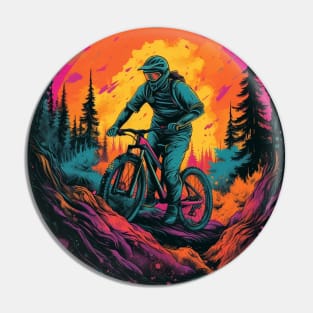 Mountain Biker Pin