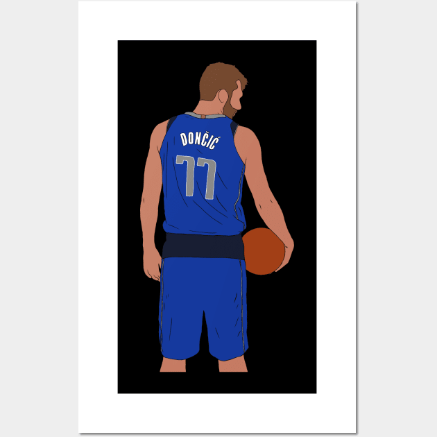 Luka Doncic Art Poster Dallas Mavericks Basketball Hand Made Posters C –  CanvasBlackArt