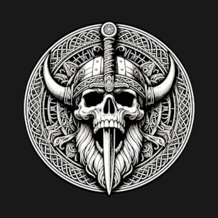 Odin's Celtic Skull. T-Shirt