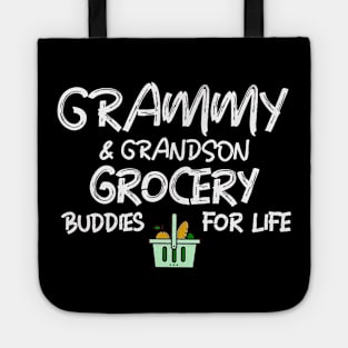 Grammy & Grandson Grocery Buddies for Life (Light Print) Tote