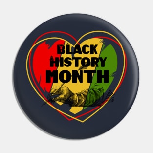 Black History Month Love Pin