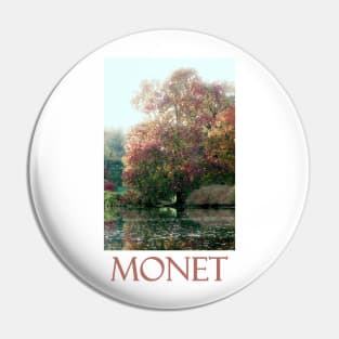 Tree by the Water by Claude Monet Pin