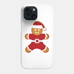 Gingerbread Christmas Man Cookie Phone Case