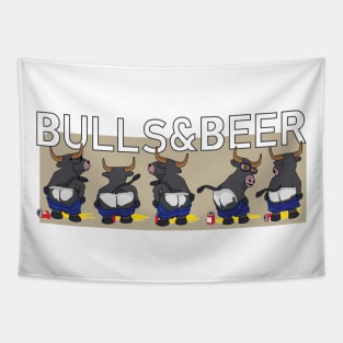 Bulls & Beers Tapestry