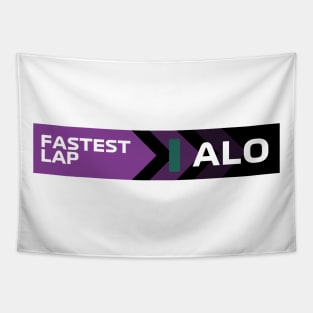 Alonso Fastest Lap F1 Tapestry