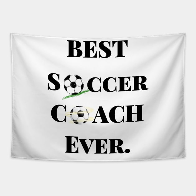 Best Soccer Coach Ever Tapestry by maro_00