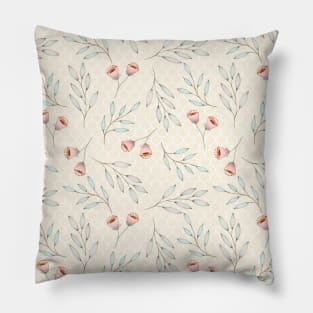 Soft Floral Pattern Pillow