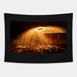 Graffiti on Fire Tapestry