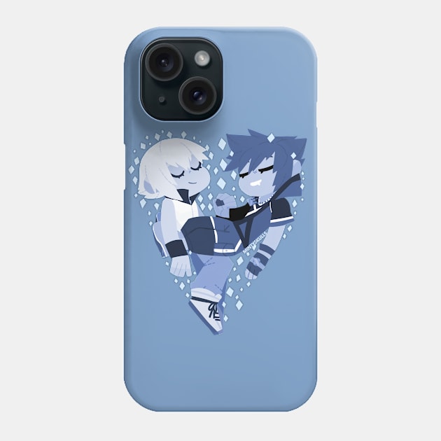 Blue SoRiku Phone Case by VenaCoeurva
