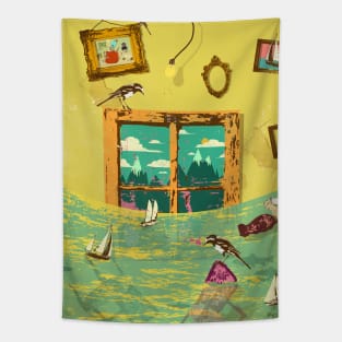 FLOOD ROOM Tapestry