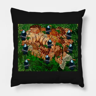 a fantastic tropical patterns special for jungle lovers. Pillow