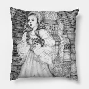 The Goose Girl Pillow