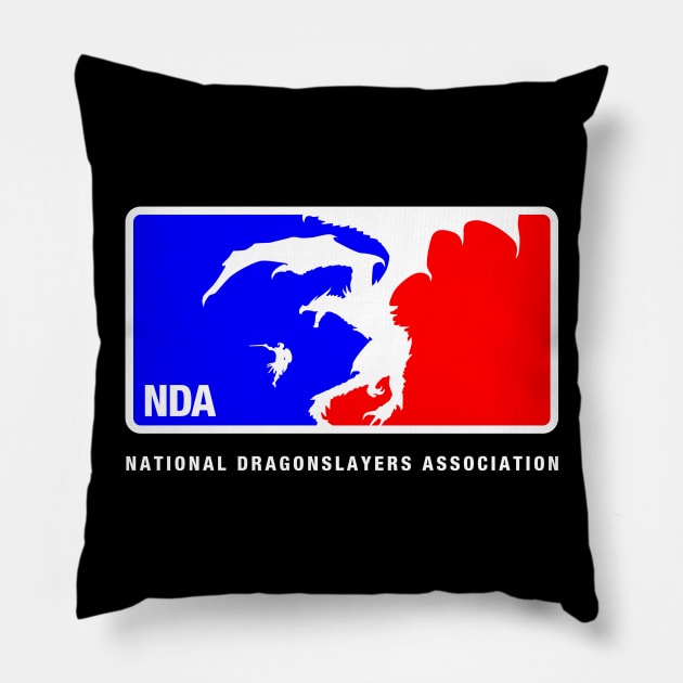 Dragon Slayers Association Pillow by SOULTHROW