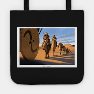 Marco Polo - The Caravan framed and titled Tote