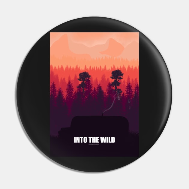 Into the Wild - Minimal Film Fanart alternative Pin by HDMI2K